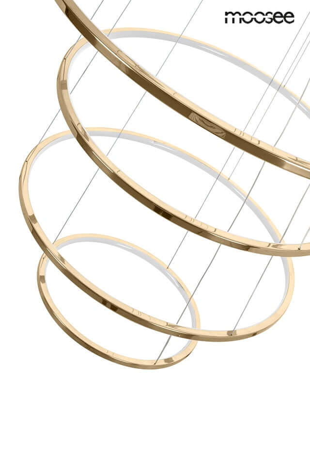Ring Slim M függőlámpa arany