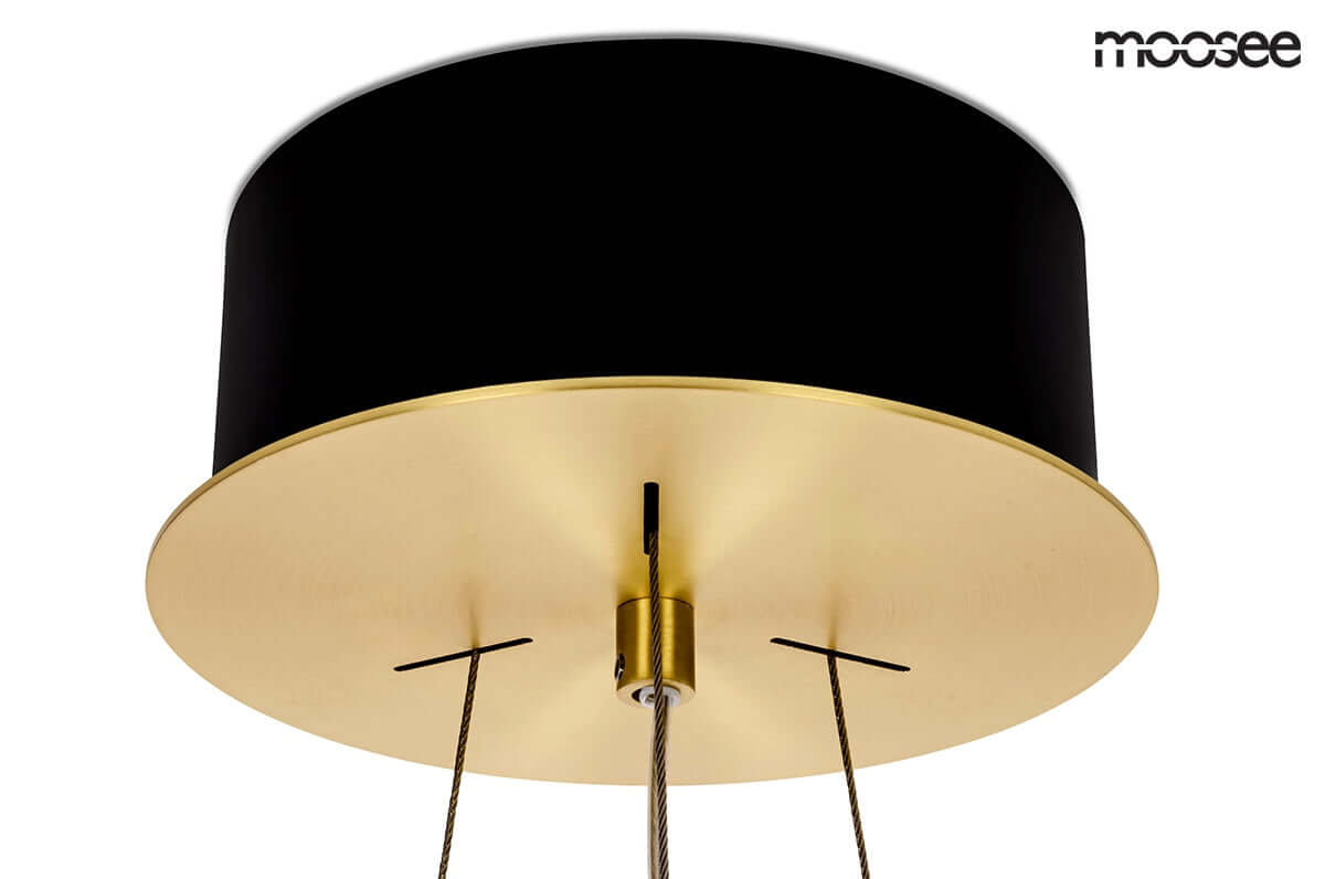 Saturnus 70 függőlámpa arany – LED, kristály, csiszolt acél