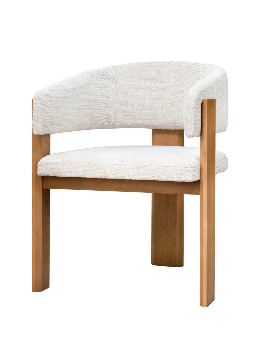 Odin 62 cm széles kárpitozott étkezőszék, alacsony sziluettel