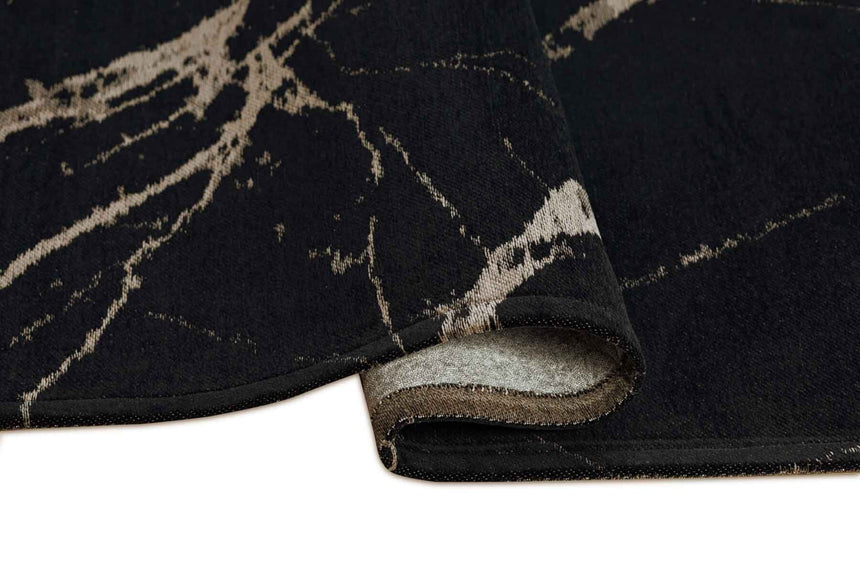 Pietra Black Honey modern szőnyeg oldalnézetből