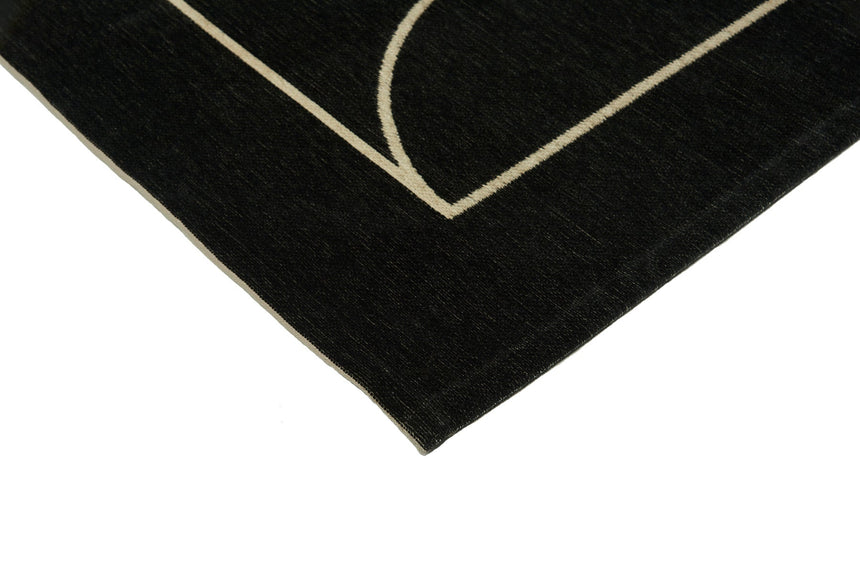 Signet Black modern szőnyeg részlete közelről