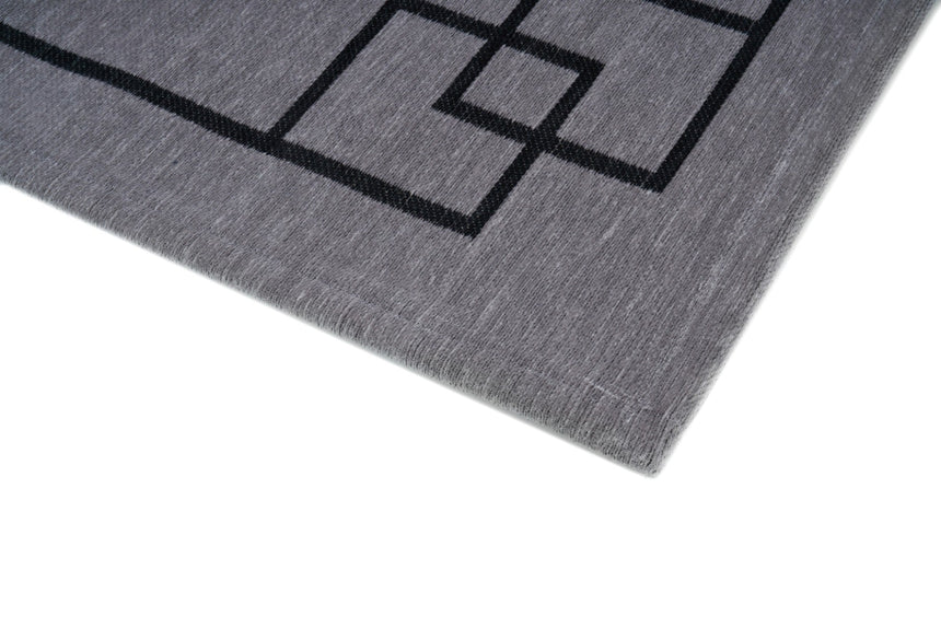 Soho Gray modern szőnyeg szálszerkezete közelről