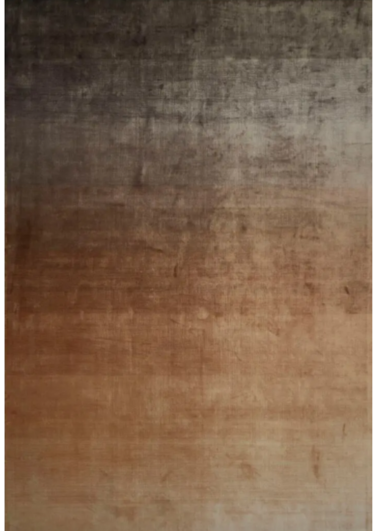 Sunset Taupe tencel szőnyeg felülnézetből, taupe árnyalatokban