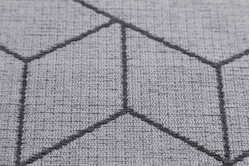 Urban Gray modern szőnyeg szálszerkezete közelről