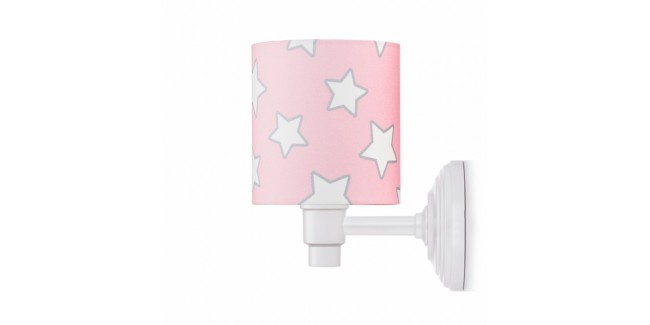 Fali Lámpa LC Falilámpa rózsaszín - csillag kollekció