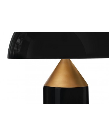 Asztali lámpa KH Fungo asztali design lámpa fekete és arany - alumínium