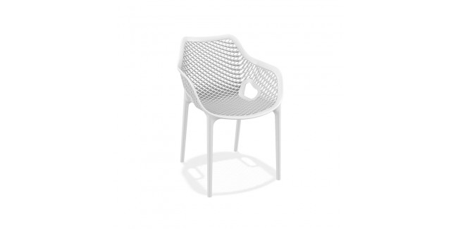 Kültéri műanyag székek NI 1051 műanyag karfás szék