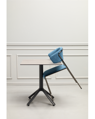 Szék SC Lisa karfás fémvázas szék, kiemelkedő minőségű