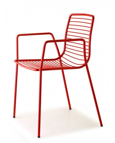 Kezdőlap SC Summer kényelmes, erős kültéri karfás fém szék többféle színben