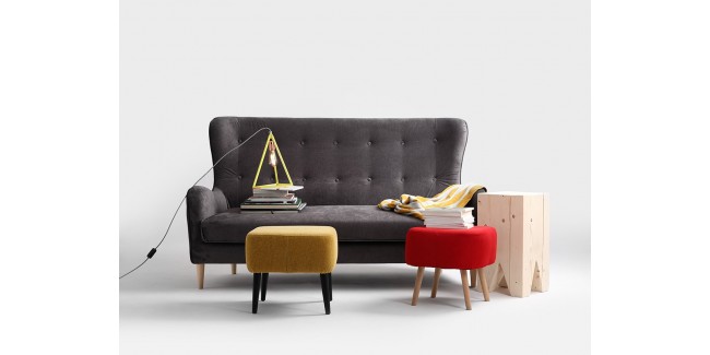 Fotelek, kanapék, lounge RM Cozyboy 3 személyes design kanapé választható kárpittal