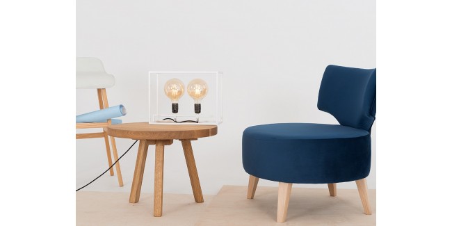 Fotelek, kanapék, lounge RM Flippin kényelmes design fotel, választható kárpittal