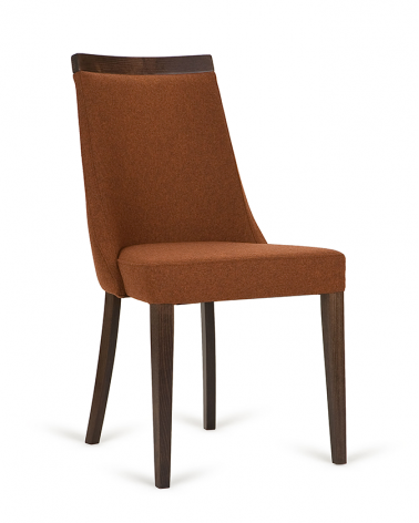 Szék PG Swing, Vendéglátóipari erős, minőségi kárpitozott design szék, választható pácolással és kárpitozással