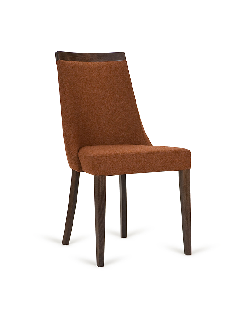Lakossági Beltéri Bútorok PG Swing, Vendéglátóipari erős, minőségi kárpitozott design szék, választható pácolással és kárpito...