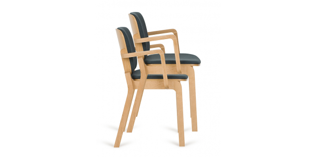 Lakossági Beltéri Bútorok PG HIP II. minőségi karfás kárpitozott fa szék