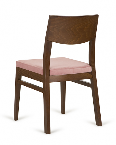 Lakossági Beltéri Bútorok PG Frank, minőségi kárpitozott éttermi szék, választható pácolással és kárpitozással