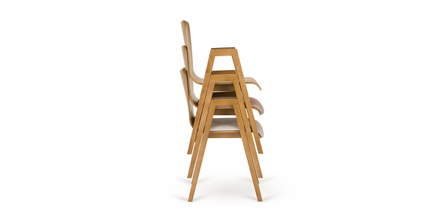 Szék PG Link I. minőségi, karfás fa szék, választható pácolással