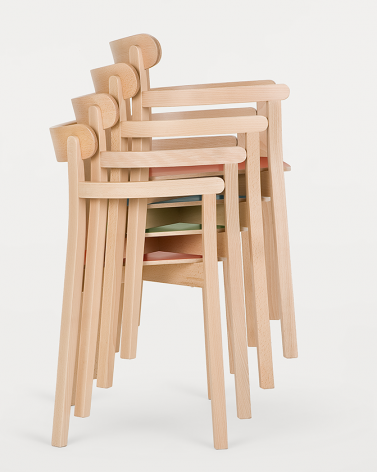 Szék PG Icho II. minőségi éttermi fa szék, választható pácolással