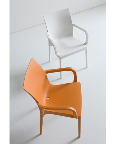 Kültéri műanyag székek GE Iris II. minőségi kültéri szék