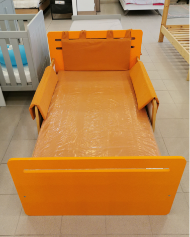 Kezdőlap TI Simple Kihúzható Ágy 90 X 165-205 narancssárga színben