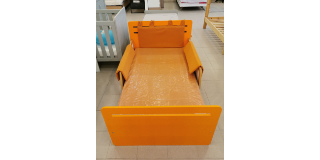 Kezdőlap TI Simple Kihúzható Ágy 90 X 165-205 narancssárga színben