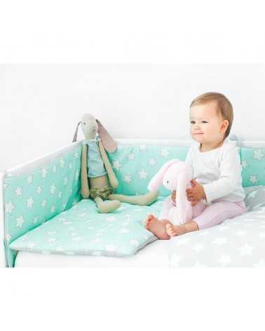 Fejvédők LC Fejvédő 185 X 27 Cm Menta - Rózsaszín Csillagos Kollekció