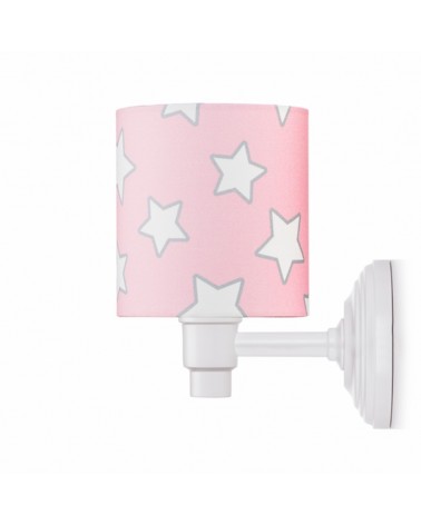 Fali lámpa LC Falilámpa rózsaszín - csillag kollekció