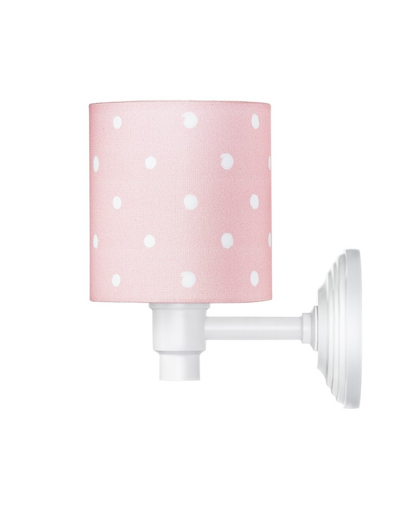 Fali lámpa LC Falilámpa rózsaszín - pöttyös kollekció