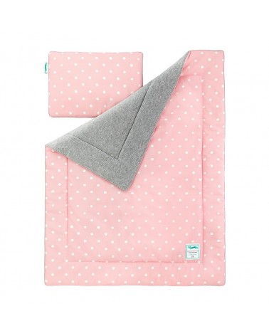 Párnák LC párna gyapjú takaróhoz rózsaszín pöttyös kollekció