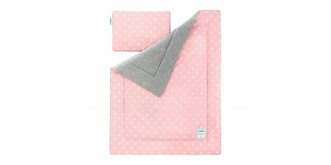 Párnák LC párna gyapjú takaróhoz rózsaszín pöttyös kollekció