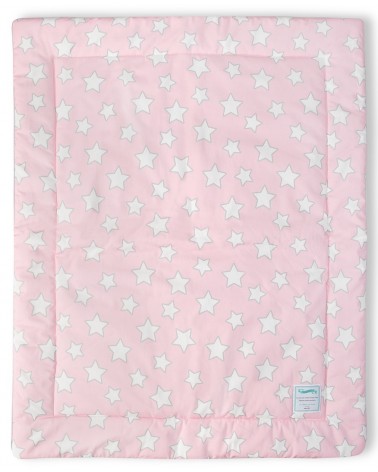 Takarók LC gyapjú takaró 80x100 cm rózsaszín - menta csillagos kollekció