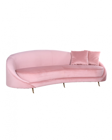 Kezdőlap NT Bourbon pink bársony kanapé 240 cm
