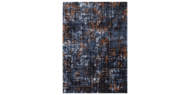 FX Flame Rusty Blue könnyen tisztítható mintás szőnyeg