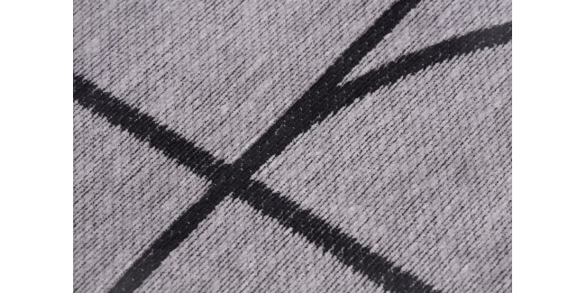 FX Signet Szürke könnyen tisztítható mintás szőnyeg