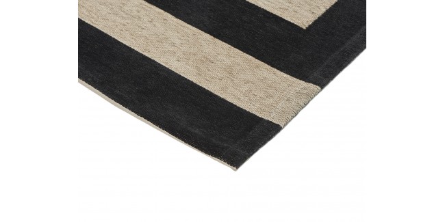 FX Tiffany Fekete könnyen tisztítható mintás szőnyeg