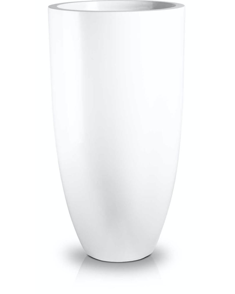 Kaspók PX Henger alakú Üvegszálas Elegáns Kaspó - fehér