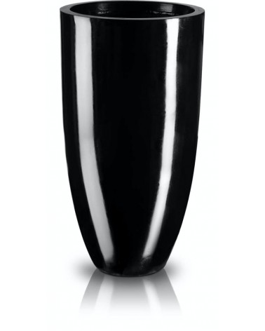 Kaspók PX Henger alakú Üvegszálas Elegáns Kaspó - fekete