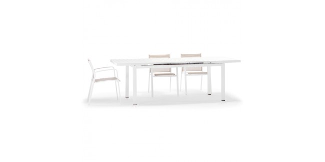 Kültéri asztalok, étkezőszettek NI Lipari 180(240)X100 cm bővíthető, kültéri asztal