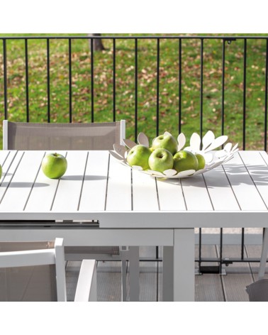 Kültéri asztalok, étkezőszettek NI Lipari 180(240)X100 cm bővíthető, kültéri asztal