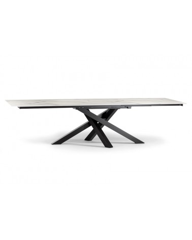 Kültéri asztalok, étkezőszettek NI Milo 200(300)x100 cm bővíthető, kültéri asztal választható asztallappal