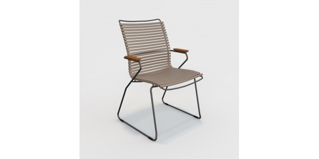 Kültéri fém székek HE Click magas háttámlás kültéri szék többféle színben
