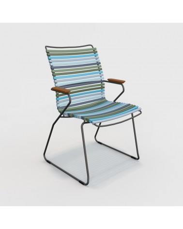 Kültéri fém székek HE Click magas háttámlás kültéri szék többféle színben