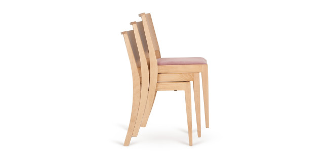 PG 9448 A minőségi kárpitozott fa szék