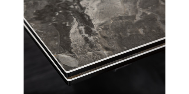 VI Euphoria 180-260cm Étkezőasztal - sötét márvány kerámia
