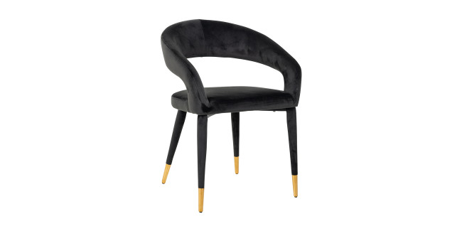 NT Gia Antracit kárpitozott, design szék