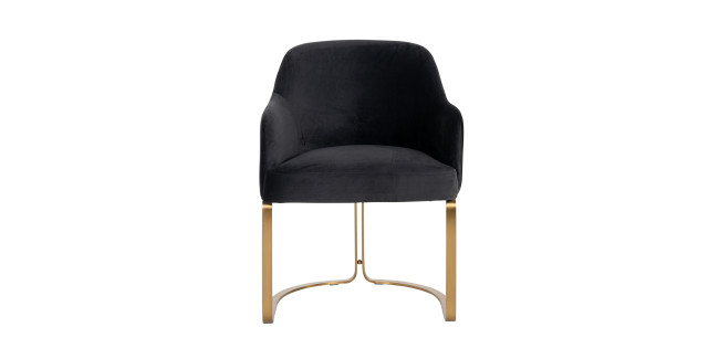 NT Hadley Antraciet / Gold kárpitozott design szék
