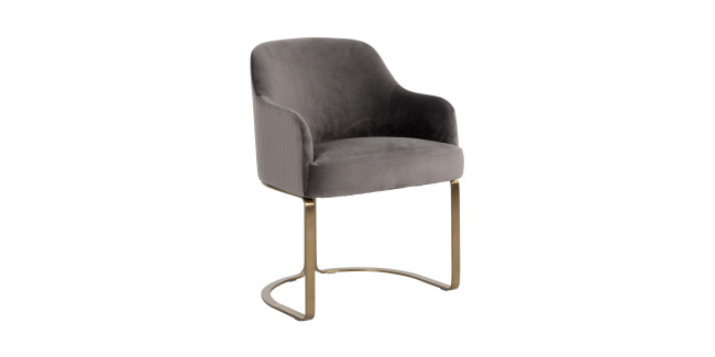 NT Hadley Stone / Gold kárpitozott design szék