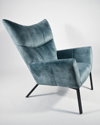 HO Jazz I. Emerald kényelmes dizájn fotel folttaszító kárpittal