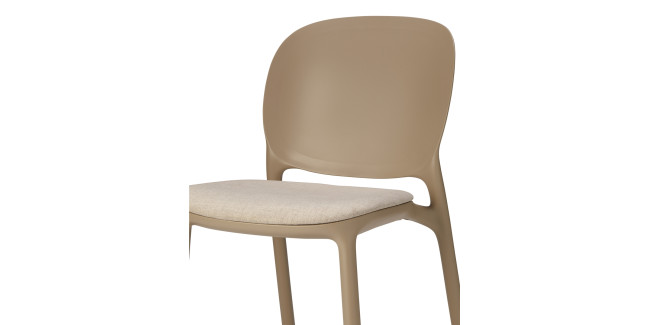 SC Hug II. kárpitozott műanyag kültéri szék