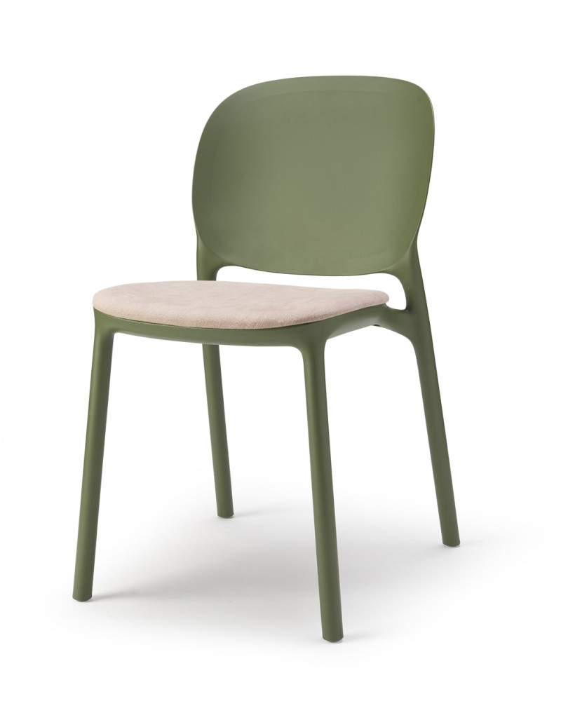 SC Hug II. kárpitozott műanyag kültéri szék