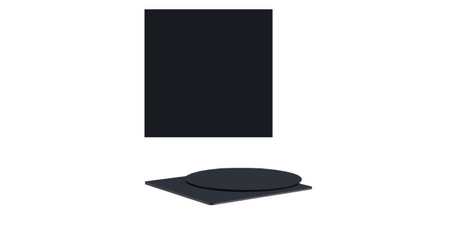 PA fekete színű HPL compact asztallap